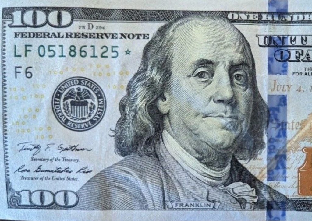 20 Pack of "You Park Like An A**hole" 100 Dollar Bill Cards