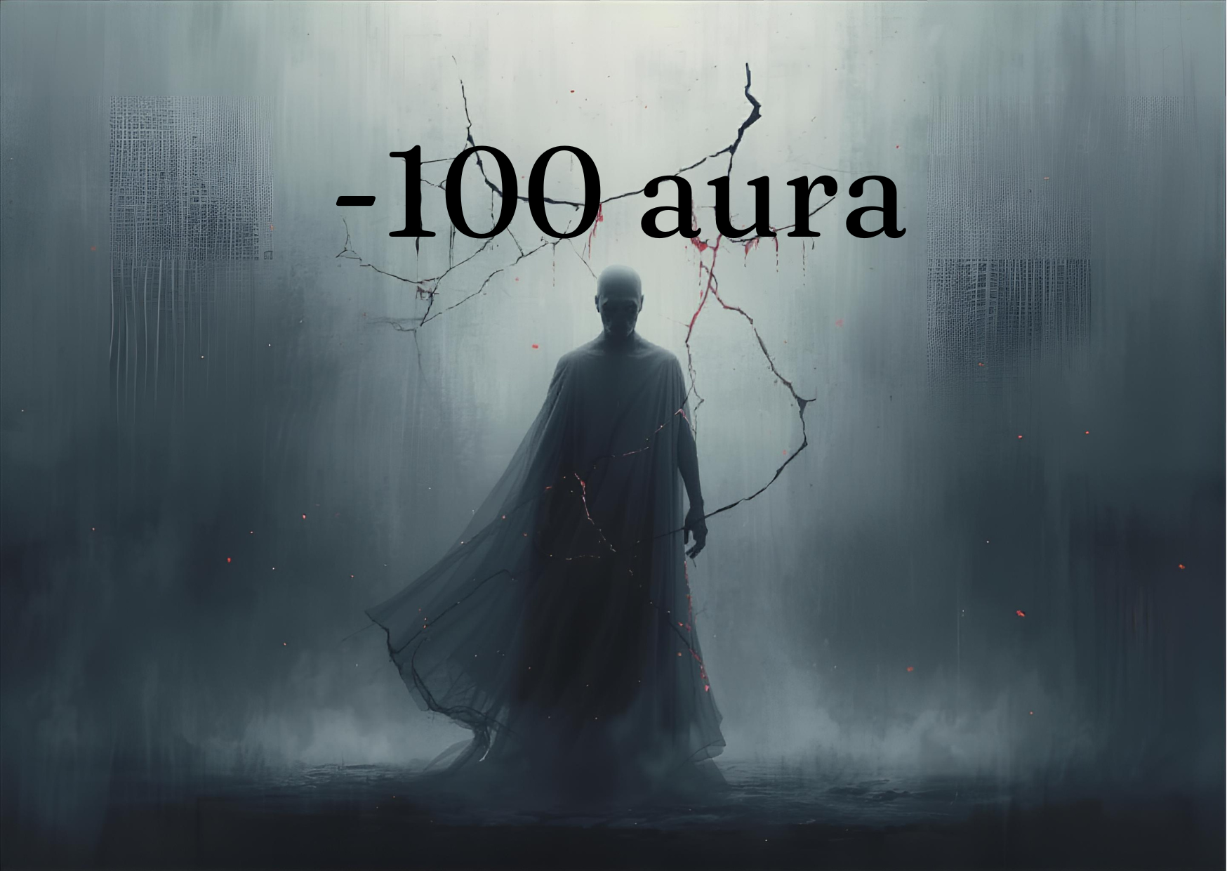 Pack of 10 -100 negative aura cards